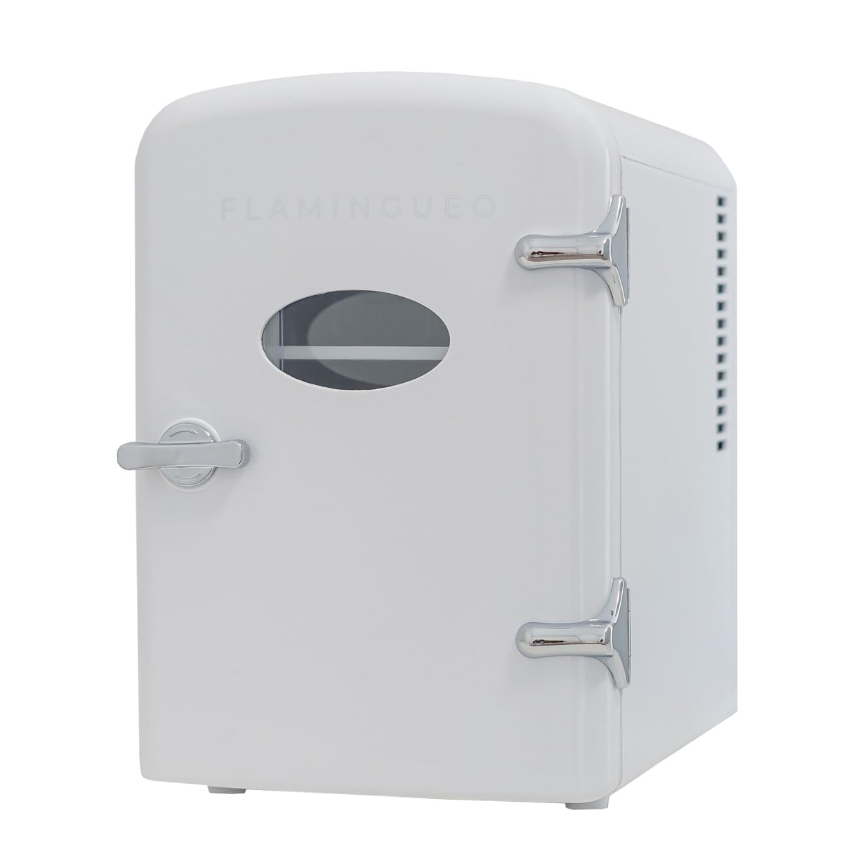 Flamingueo Mini Kühlschrank 4L - Kühlschrank Klein, 12V/220V, Funktion Kühlen und Heizen, Kleiner Kühlschrank Für Zimmer, Tischkühlschrank, Minibar