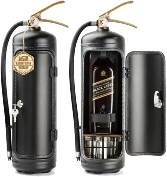 PANYIXUAN Feuerlöscher Minibar, Mobile Bar, Metal Feuerwehr Geschenke