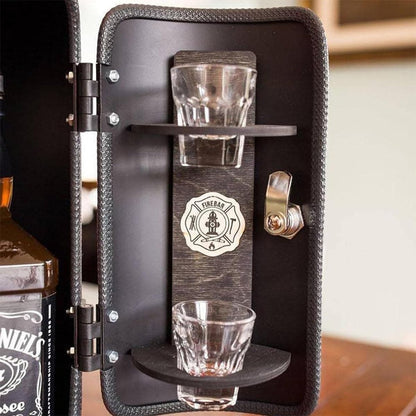 PANYIXUAN Feuerlöscher Minibar, Mobile Bar, Metal Feuerwehr Geschenke